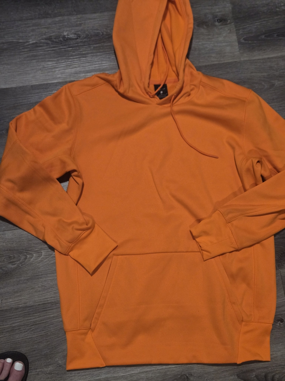 Nike Dri Fit Orange Hoodie Sweatshirt NEW Mens MEDIUM
